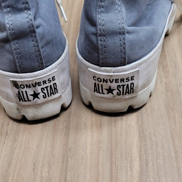 CONVERSE CTAS Lugged Hi Purple Lavender/White Platform Sneakers  Women Size 6 - Picture 4 of 4